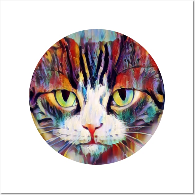 Furry floppy cat Wall Art by GoranDesign